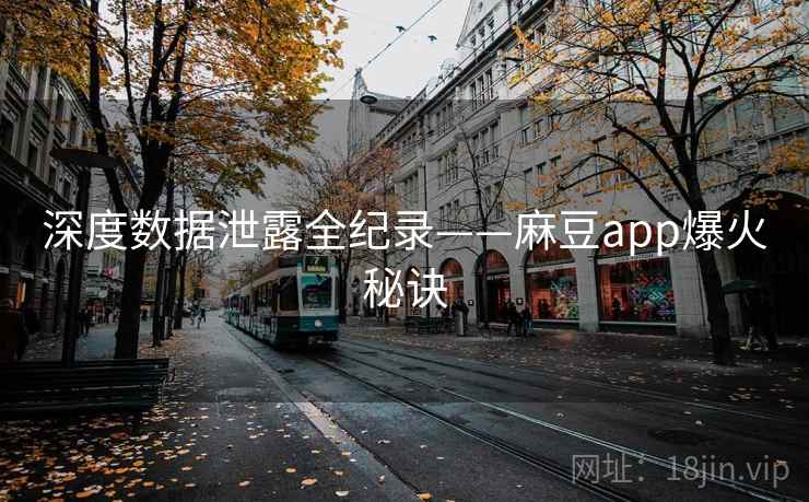 深度数据泄露全纪录——麻豆app爆火秘诀