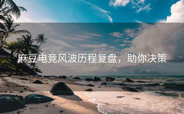 麻豆电竞风波历程复盘，助你决策