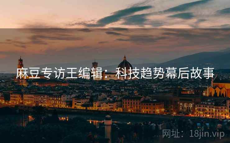 麻豆专访王编辑：科技趋势幕后故事