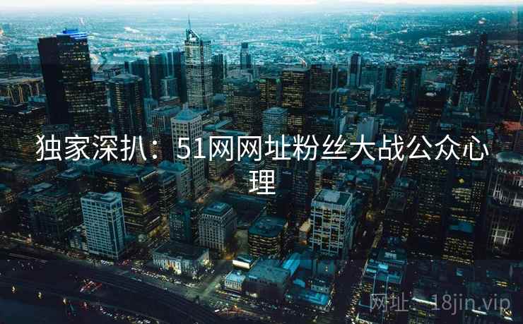 独家深扒：51网网址粉丝大战公众心理