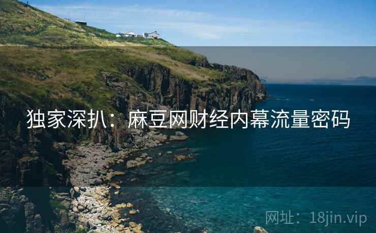 独家深扒：麻豆网财经内幕流量密码