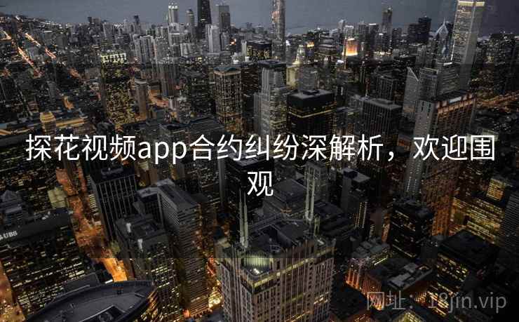 探花视频app合约纠纷深解析，欢迎围观